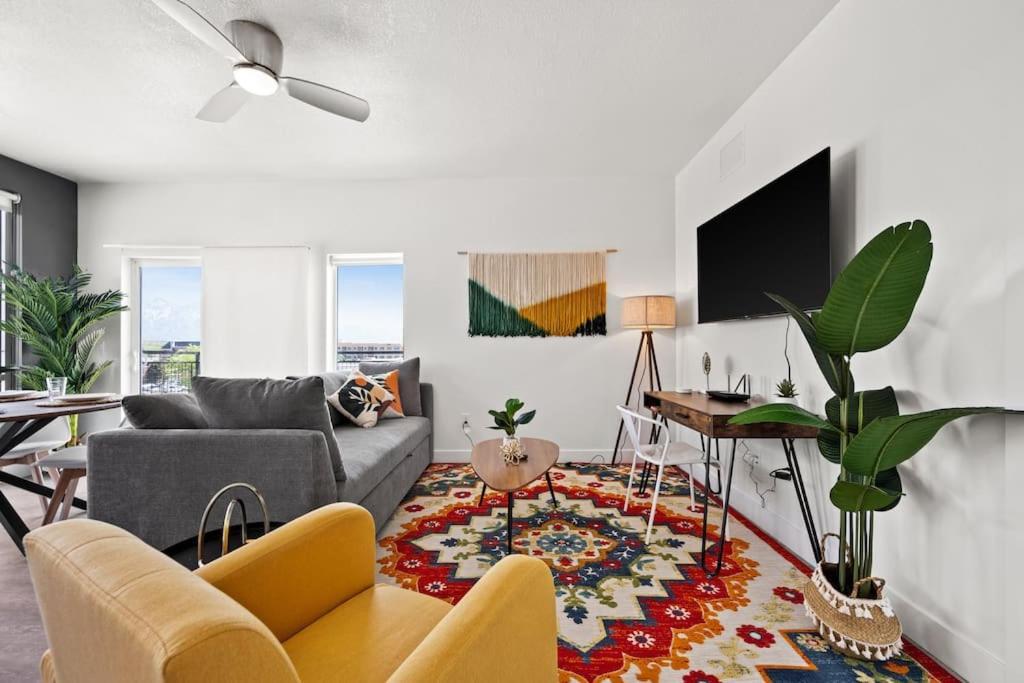 Апартаменты Lux 2 Bd Boho In Heart Of Slc Солт-Лейк-Сити Экстерьер фото