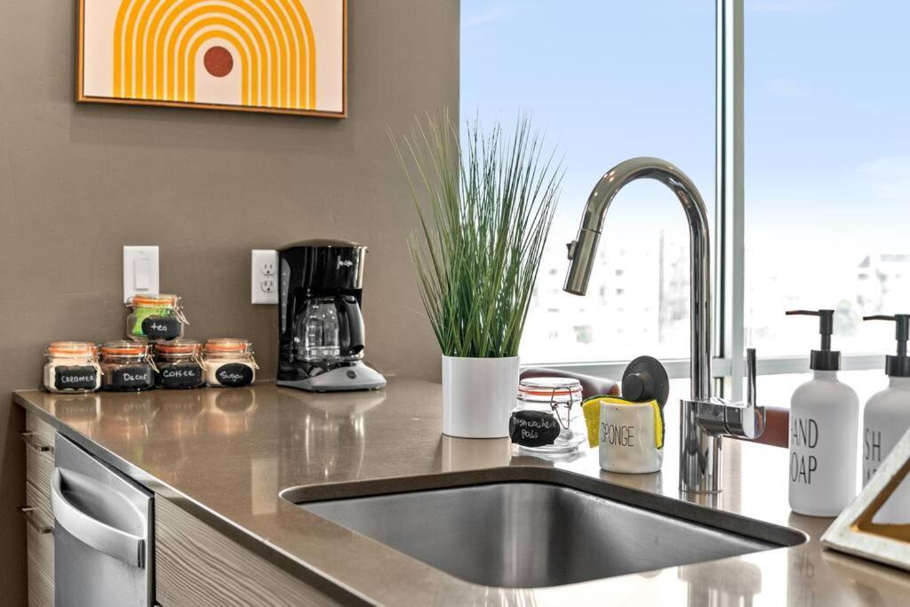 Апартаменты Lux 2 Bd Boho In Heart Of Slc Солт-Лейк-Сити Экстерьер фото