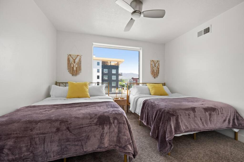 Апартаменты Lux 2 Bd Boho In Heart Of Slc Солт-Лейк-Сити Экстерьер фото